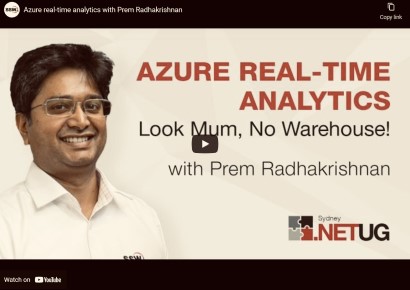 YouTube - Azure Real-time Analytics